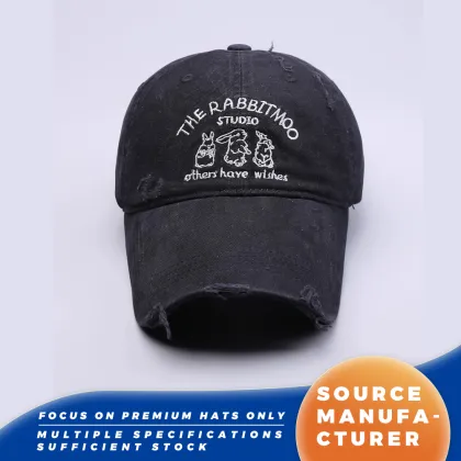 Rabbit Studio Washed Vintage Baseball Caps