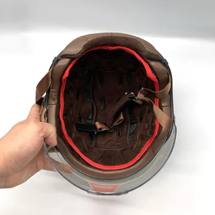 Four Seasons Breathable Skin-Friendly Fashion Decorative Motorcycle Helmet