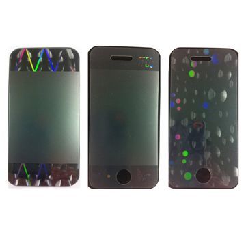 3D Screen Protectors, Suitable for iPhone 4/4S with Hard Coating Surface Treatment
