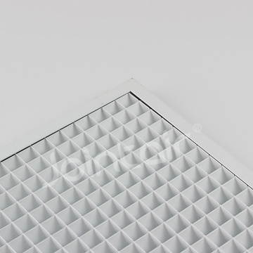 U cadre en aluminium caisse d&#39;oeuf d&#39;oeuf retour d&#39;air grilles