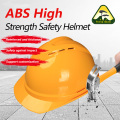 Capacete de segurança respirável de material ABS amarelo 08V