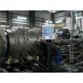 Extrusion line for the production of HDPE pipes