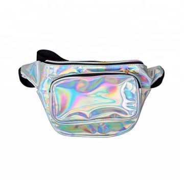 Women Shiny Holographic Fanny Bum Waist Bag Casual