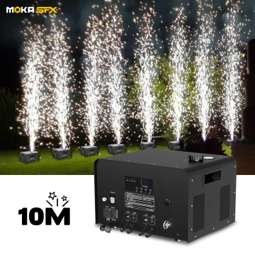MOKA SFX Cold Spark Machine: Waterproof Outdoor Pyro Fountain for Shows and Celebrations