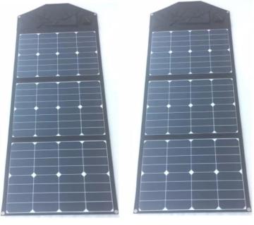 New design folding solar panels for camping
