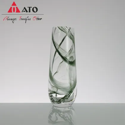 Round cloudy pattern goblet tabletop wine glass set