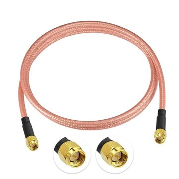 Cavo maschio SMA a bassa perdita SMA a SMA Cavo RG400 per antenna 4G LTE