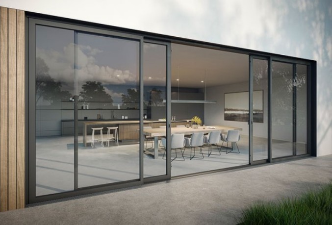 large aluminium sliding doors