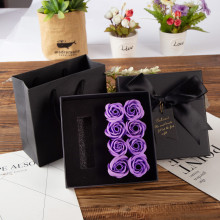 Box regalo per rossetto con imballaggio nero opaco all&#39;ingrosso