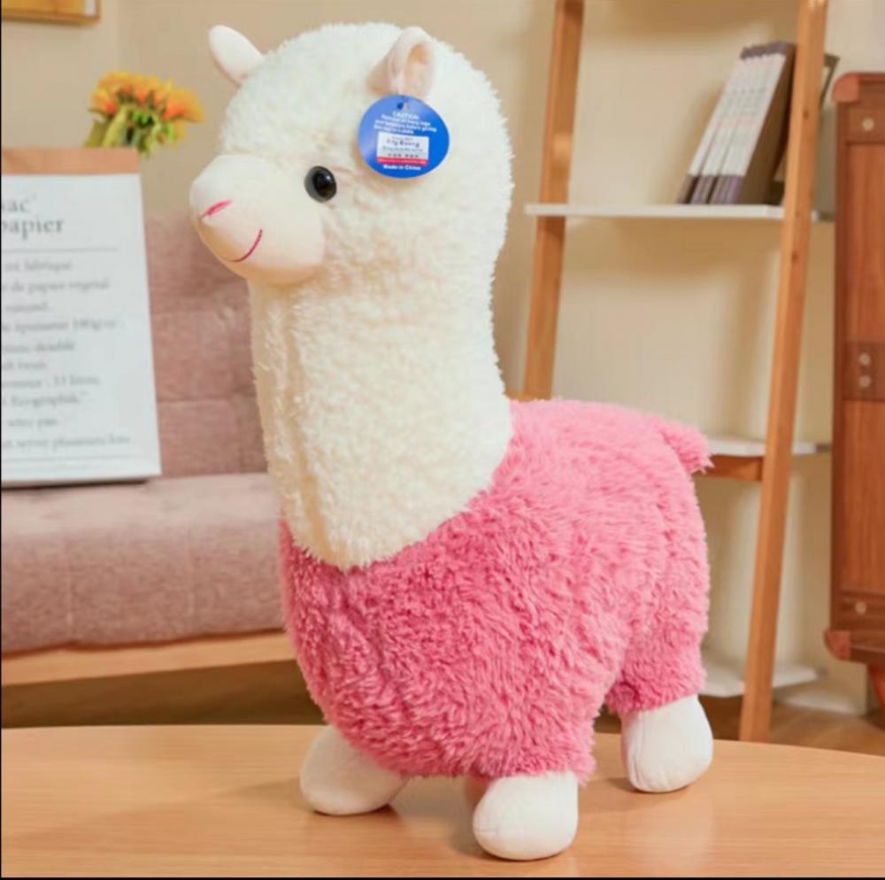 Poupée alpaca chiot en peluche