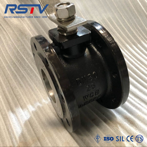 PN25 WCB Wafer Ball Valve dengan Operasi Pegangan