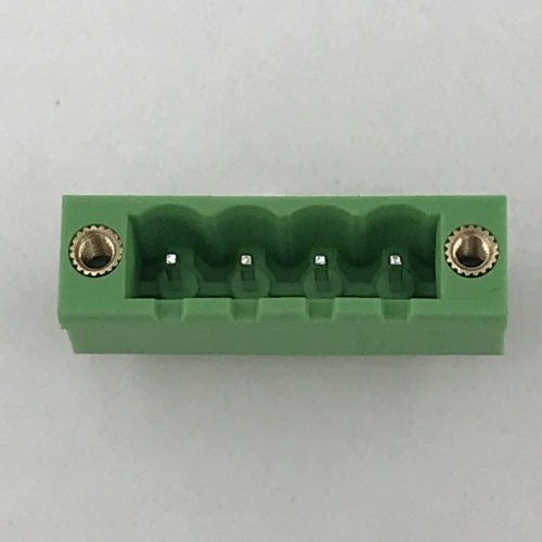 gerader Stift mit Schraublöchern PCB-Klemmenblock