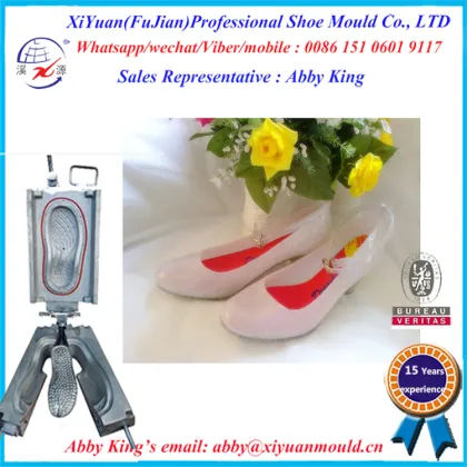 Classic Pvc Jelly Lady Shoe Moulds, shoes moulds Making Pvc Jelly Shoes Sandals, PVC crystal shoes moulds