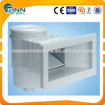 white color ABS material pond skimmer
