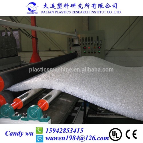 1.8m-2.2m width 35-120mm thick 50-80kg/m2 density EVA coil bed mattress machine