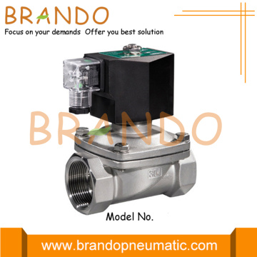 1.5 Inch Normally Closed Stainless Steel Solenoid Valve