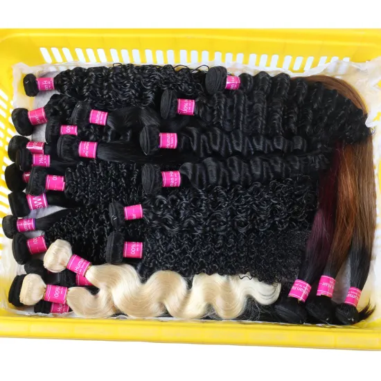 Cheap Unprocessed Raw Brazilian Virgin Cuticle Aligned Human Hair Extensions Double Drawn Water Wave Human Hair Weave Bundles