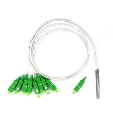 1x2 1x4 1x8 1x16 SC UPC Μονή λειτουργίας Χάλυβα σωλήνας PLC PLC FTTH Optical Mini Plc Splitter "