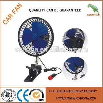 6 inch12v oscillating top quality portable car fan