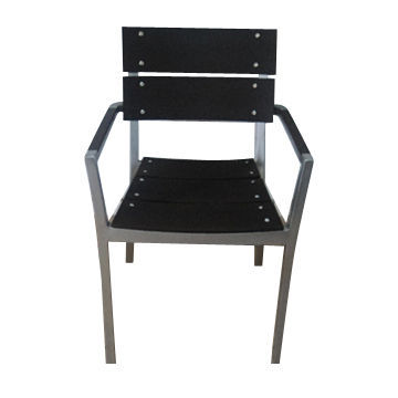 Poly wood dining chair with aluminum frame