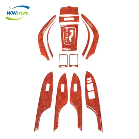 Manufacturer Dashboard Panel Cover - COR-F002 Car Protector for Toyota Corolla (2007-2013) in Walnut Finish