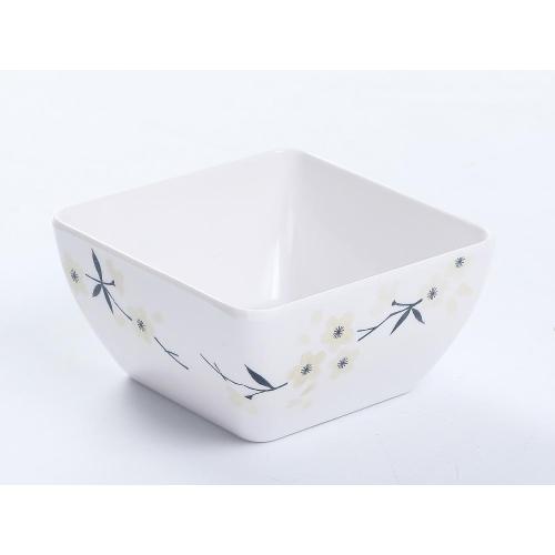 unbreakable melamine square serving bowl