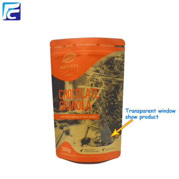 Wholesale Brown Kraft Paper Dried Food Bag