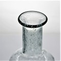 Recycled Glass Flower Vase Bud With Bubble