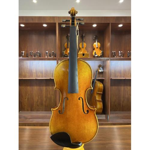 Aged Solid Wood Flamed Maple Acoustic 4/4 Violin