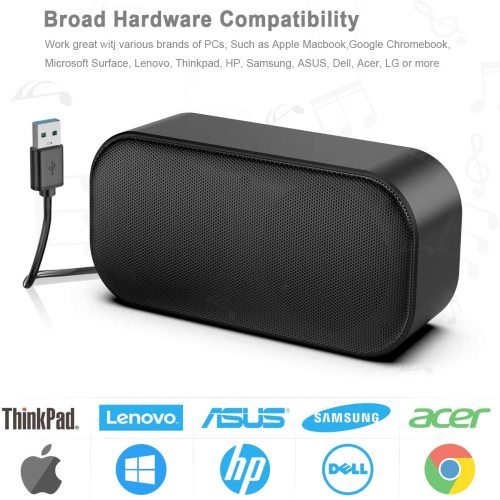 Computer Mini USB Powered 2.0 Πλαστικό ηχείο φορητού υπολογιστή