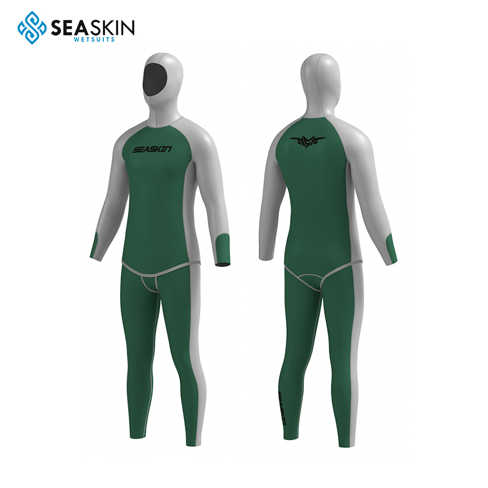 Dw075 Two Pieces Spearfishing Wetsuit 4 Jpg