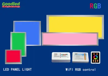 Ceiling Mounted 33w Rgb Led Panel Light With Wifi Remote Controller 2400lm - 2600 Lm