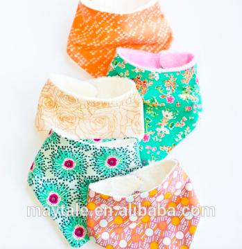 Adorable and Absorbent baby bandana droll bibs, unisex 4-pack