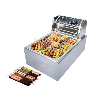 Long-Lasting 9 Grid Oden Cooker for Street Snack Machines