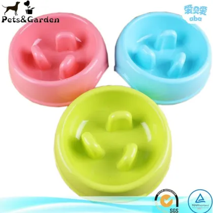 Factory price Pet Products Plastic Pet slow Bowls Feeders