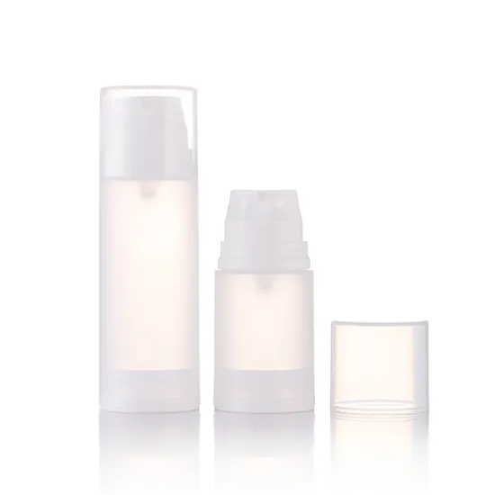 Frosted Lotion Pump Dispenser Plastic Airless Pump Bottles