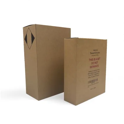 Custom Brown Kraft Paper Packaging Boxes for Food and Pastries