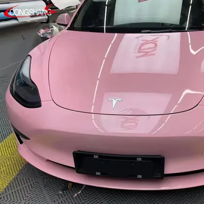 Rouge Powder High Glossy Car Wrap: Achieving a Stunning Rouge Pink Vinyl Finish