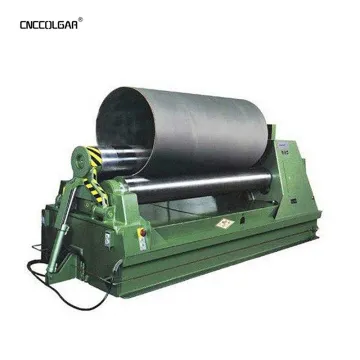 CNCColgar Bending Roll Machine for Iron Steel Plate Sheet Metal Rolling