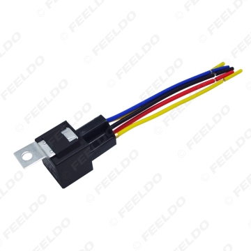 Car Automotive JD1914 5-Pin 12VDC 40/30A Constant-Closed Relay Controller with Wire Harness