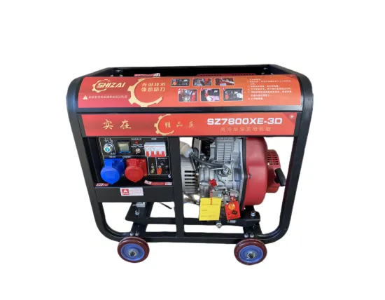 SHIZAI SZ7800E Portable Diesel Generator for Engineering Machinery