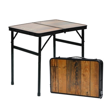 TABELLO MDF pieghevole in legno in legno in alluminio personalizzato con gambe regolabili - Feistel Factory Direct