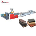 WPC PVC wood plastic making machine