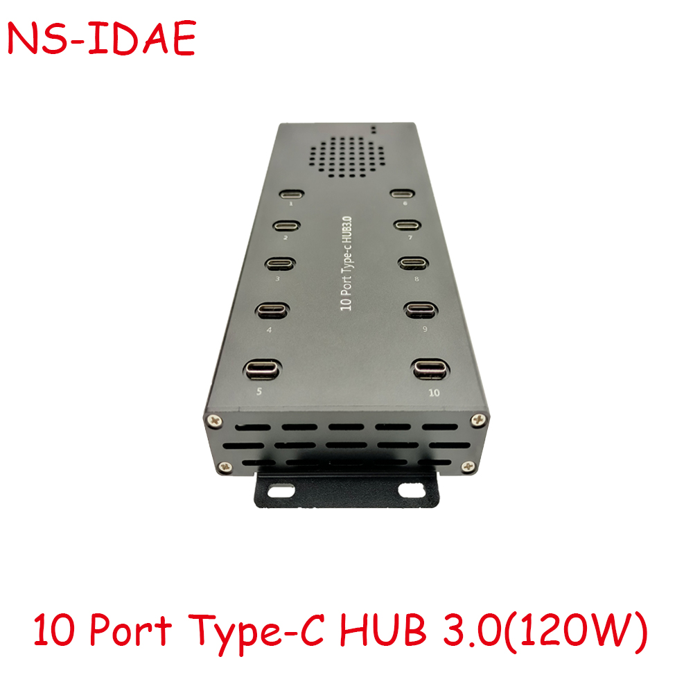 10 Port USB 3.0 Hub de carregador de alta potência