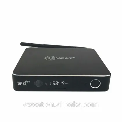 R9 Mini international tv box HD-MI IN AND HD-MI OUT 4K Mini Android Tv Box with skype camera single antenna