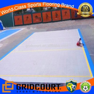 temporary interlocking volleyball court