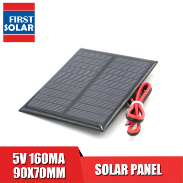 DC 5V 160mA extend cable Solar Panel Polycrystalline Silicon DIY Battery Charger Module Mini Solar Cell wire toy