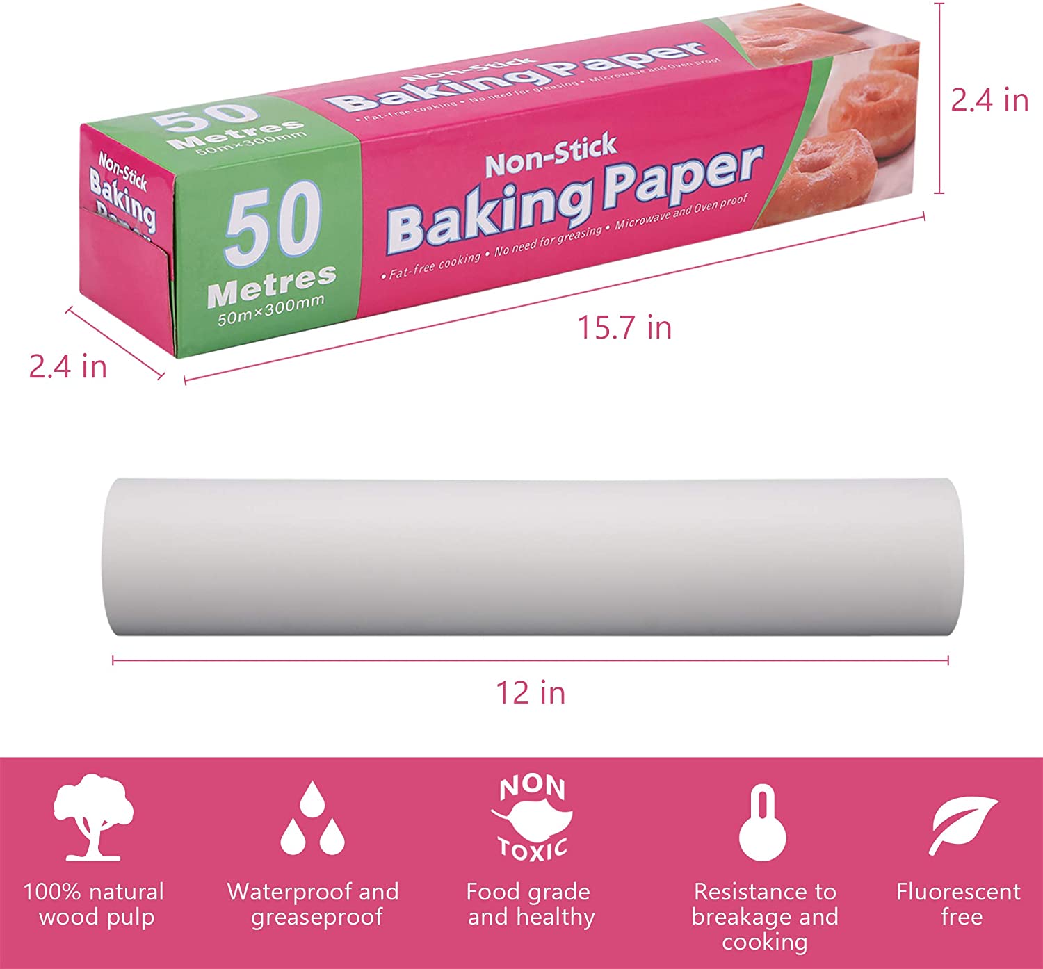 Raw Pulp Baking Paper
