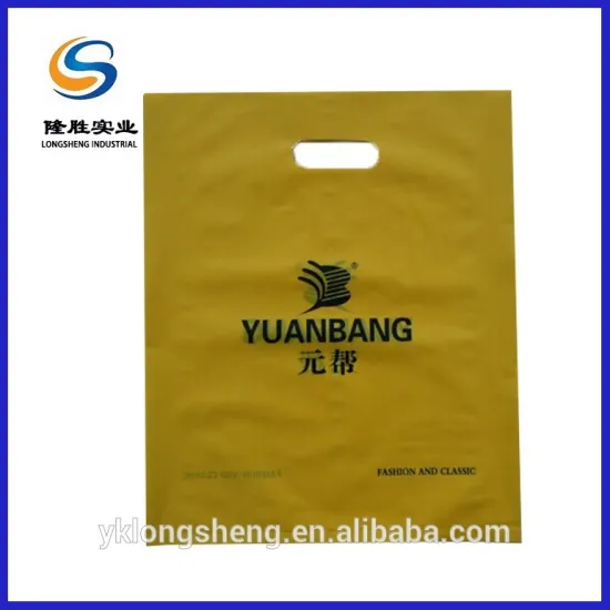 YELLOW LDPE SHOPPING BAG