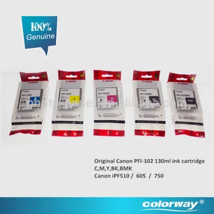 130ml 100% Original canon PFI-102 ink cartridge